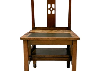 Jac. van den Bosch 't Binnenhuis Art Deco Library Chair or Library Steps, 1916